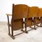 Vintage Four Seater Cinema Chairs 8