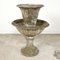 Vintage Concrete Double Planter 1