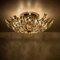 Crystal and Gilded Flush Mount or Sconce by Oscar Torlasco for Stilkronen 11