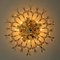 Crystal and Gilded Flush Mount or Sconce by Oscar Torlasco for Stilkronen 13