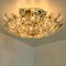 Vergoldete Deckenlampe oder Wandleuchte aus Kristallglas von Oscar Torlasco für Stilkronen 14