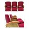 Red Cinema 3-Seater Bench 6