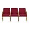 Red Cinema 3-Seater Bench 1