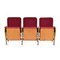 Red Cinema 3-Seater Bench 3