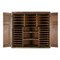 Mueble para correos vintage grande de madera patinada, Imagen 4