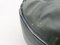 Dark Green Leather Ottoman or Pouf, 1970s, Image 4