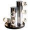 Italian Chrome Tube Table Lamp, Italy 1