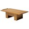 Cherrywood Architectural Coffee Table with Sliding Top, Italy 1