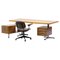 Bureau de Direction T95 avec Chaise de Bureau Assortie par Osvaldo Borsani 1