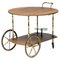 Italian Walnut Bar Cart 1