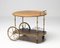 Italian Walnut Bar Cart 6