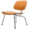 LCM Stuhl mit rotem Anilin Farbstoff von Charles Eames für Herman Miller 1