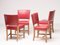 Danish Red 3758 Dining Chairs by Kaare Klint for Rud. Rasmussen, Set of 4, Image 12
