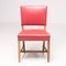 Danish Red 3758 Dining Chairs by Kaare Klint for Rud. Rasmussen, Set of 4 9