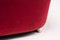Sofá de terciopelo rojo de Ole Wanners, Imagen 6