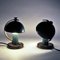 Green Metal Table Lamps by Erik Tidstrand for NK, Sweden, 1930s, Set of 2 3