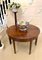 Antique George III Mahogany Demi-Lune Console Tables, Set of 2 11