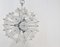 Mid Century Sputnik Kronleuchter aus Chrom & Kristallglas von Val Saint Lambert, 1960er 11