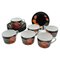 Peonies Porcelain Tea or Chocolate Cups from Hermès, Set of 6 3