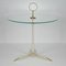 Mid-Century Italian Brass and Clear Glass Tripod Side Table by Cesare Lacca, 1950s 14