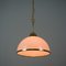 Mid-Century Swedish White Opaline Glass and Brass Pendant, 1950s 15