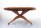 Mid Century Wooden Italian Dining Table by Guglielmo Ulrich, 1950s 3