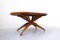 Mesa de comedor italiana Mid-Century de madera de Guglielmo Ulrich, años 50, Imagen 2