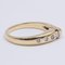 Vintage 14 Karat Gelbgold Ring mit Diamanten im Brillantschliff, 1970er 3