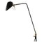Mid-Century Modern Black Agrafée Table Lamp with Two Swivels by Serge Mouille, Image 1
