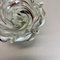 Large Italian Murano Glass Floral Bowl Ashtray, 1970s 13