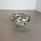 Large Italian Murano Glass Floral Bowl Ashtray, 1970s, Image 2