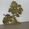 Vintage German Modernist Brass Wall Object Decoration Sculpture Bonsai, 1960s, Image 3