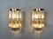 Austrian Murano Crystal Glass Wall Lamps from J.T. Kalmar Wien Beang, 1970s, Set of 2, Image 4