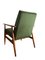 Mid-Century Green Armchairs by Henryk Lis, 1960s, Set of 2 7
