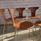Mid-Century 3105 Mosquito Chairs by Arne Jacobsen for Fritz Hansen, Set of 6 9