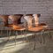 Mid-Century 3105 Mosquito Chairs by Arne Jacobsen for Fritz Hansen, Set of 6 3