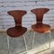 Mid-Century 3105 Mosquito Chairs by Arne Jacobsen for Fritz Hansen Set of 2 10