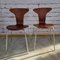 Mid-Century 3105 Mosquito Chairs by Arne Jacobsen for Fritz Hansen Set of 2 9