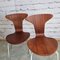 Mid-Century 3105 Mosquito Chairs by Arne Jacobsen for Fritz Hansen Set of 2 12