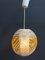 Yellow and White Pendant Lamp, 1960s 9