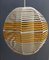 Yellow and White Pendant Lamp, 1960s 1