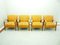 French Armchairs by Hugues Steiner for Steiner, 1940s, Set of 4, Image 4