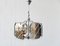 Chromed Glass Ceiling Lamp from Wortmann & Filz 10
