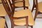 Danish Wood & Leather Dining Chairs by Niels Kofoed, 1960s, Set of 6 9