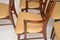 Danish Wood & Leather Dining Chairs by Niels Kofoed, 1960s, Set of 6 8