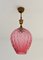 Pink Murano Glass Pendant Lamp, 1960s, Image 8