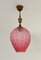 Pink Murano Glass Pendant Lamp, 1960s 7