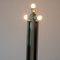 Lámpara de pie de acero cromado y latón pulido, Imagen 11
