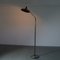 Large Floor Lamp with Green Marble Base, Brass Stem & Adjustable Metal Shade, 1950s 7