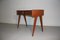 Small Italian Maple Desk with Top in White Laminate, 1950s, Image 5